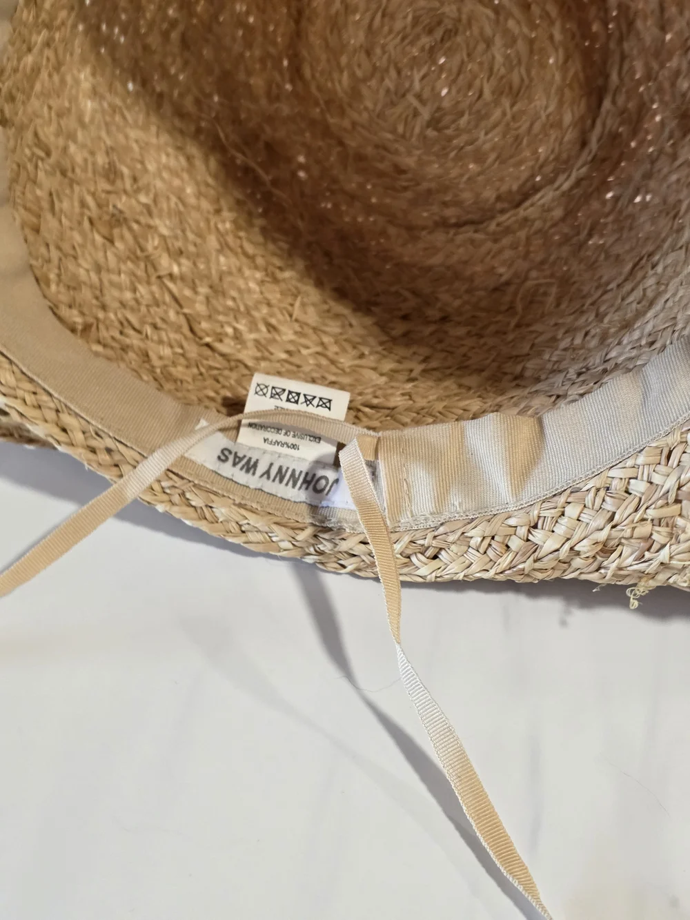 Johnny Was Dreamer Braided Raffia Fringe Hat Straw Boho Vacation Luxury